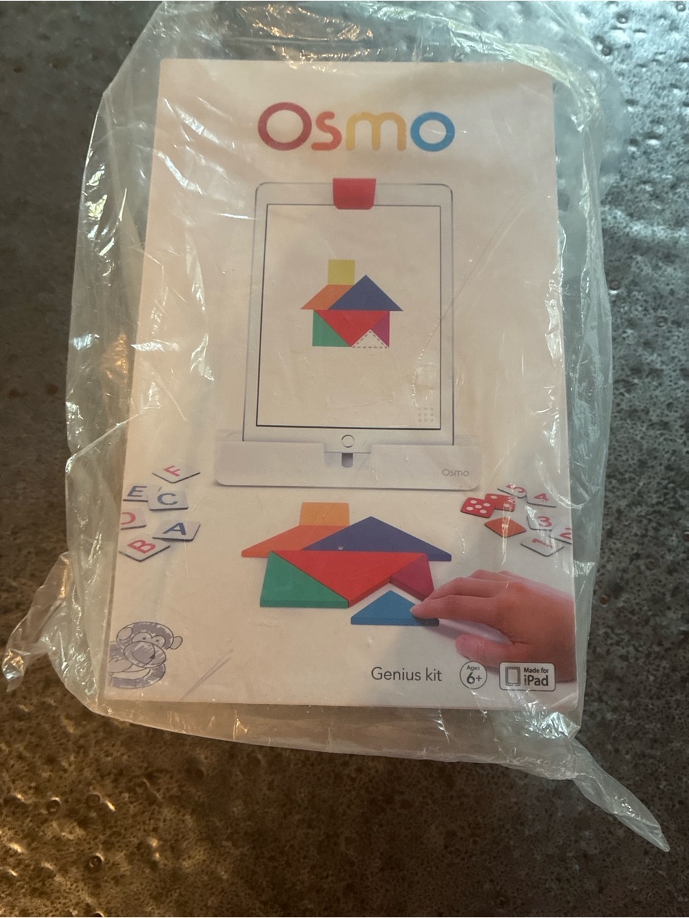 Osmo Genius Kit Kids Learning Game - White Base with Red Reflector